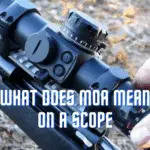 What Does MOA Mean On a Scope? 3 & 4 MOA Red Dot Sight