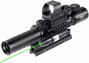 Pinty Rifle Scope 3-9x32 Rangefinder Best Budget AR Optics
