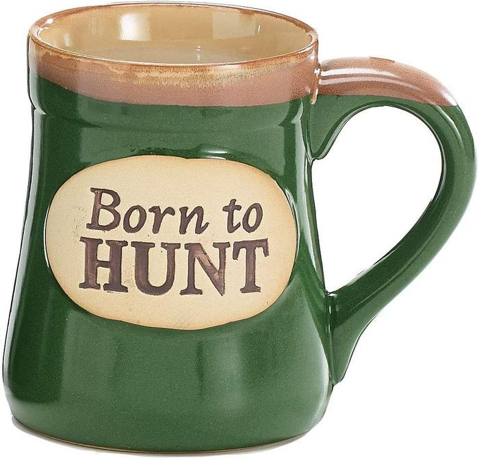 1 X Born to Hunt Coffee Mug in Gift Box