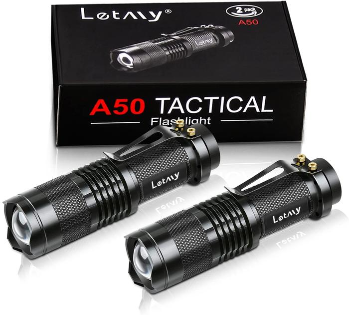LETMY Tactical Flashlight, Super Bright LED Mini Flashlights