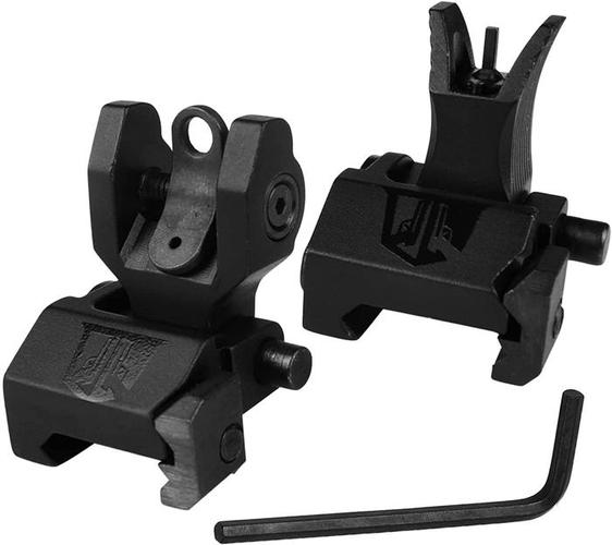 Ozark Armament Micro Flip Up Back Up Iron Sights for AR