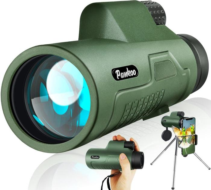 Pankoo 12X50 Night Vision Monocular for Hunting