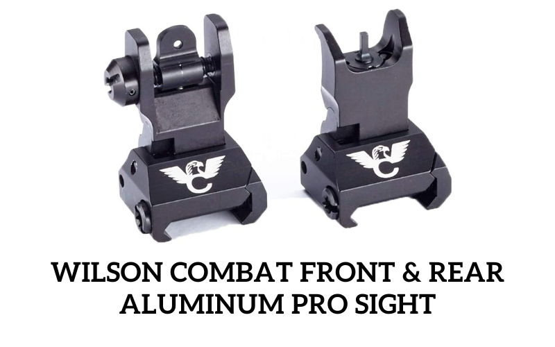 Wilson Combat Front & Rear Aluminum Pro Sight