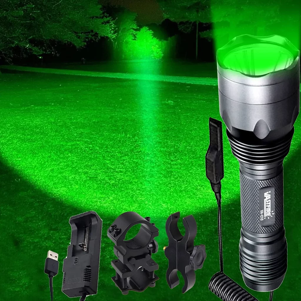 VASTFIRE 350 Yard LED Green Light For Hunting